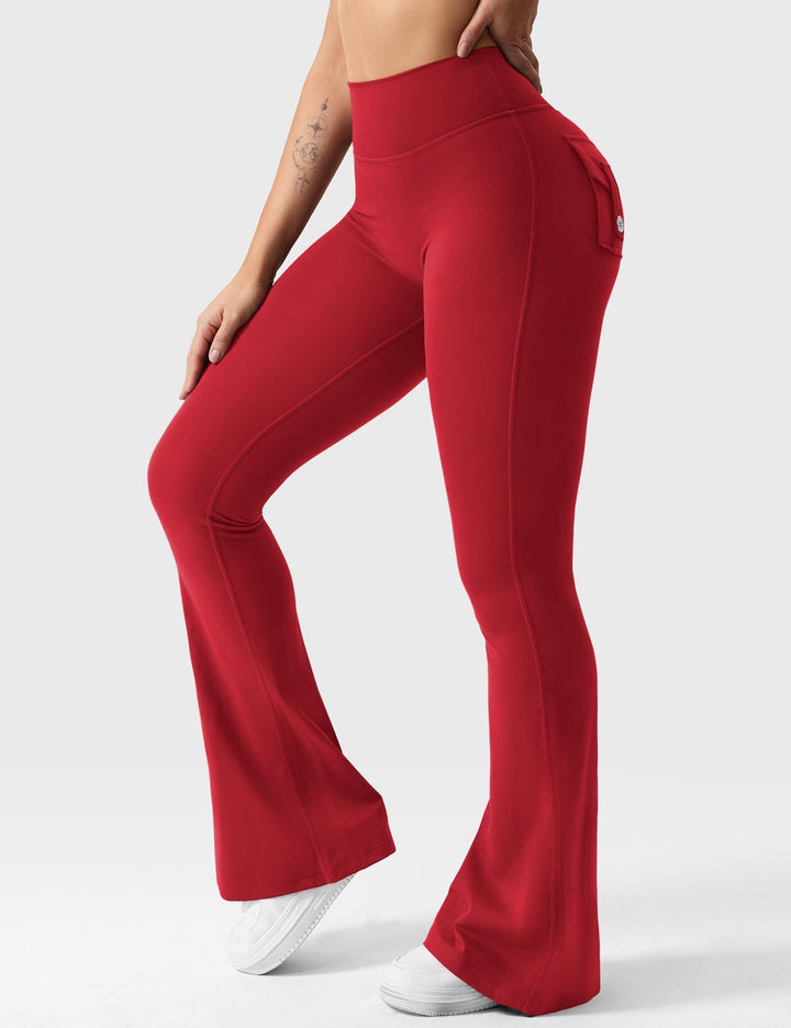 Sabrina – Flared High-Waist Women’s Pocket Leggings