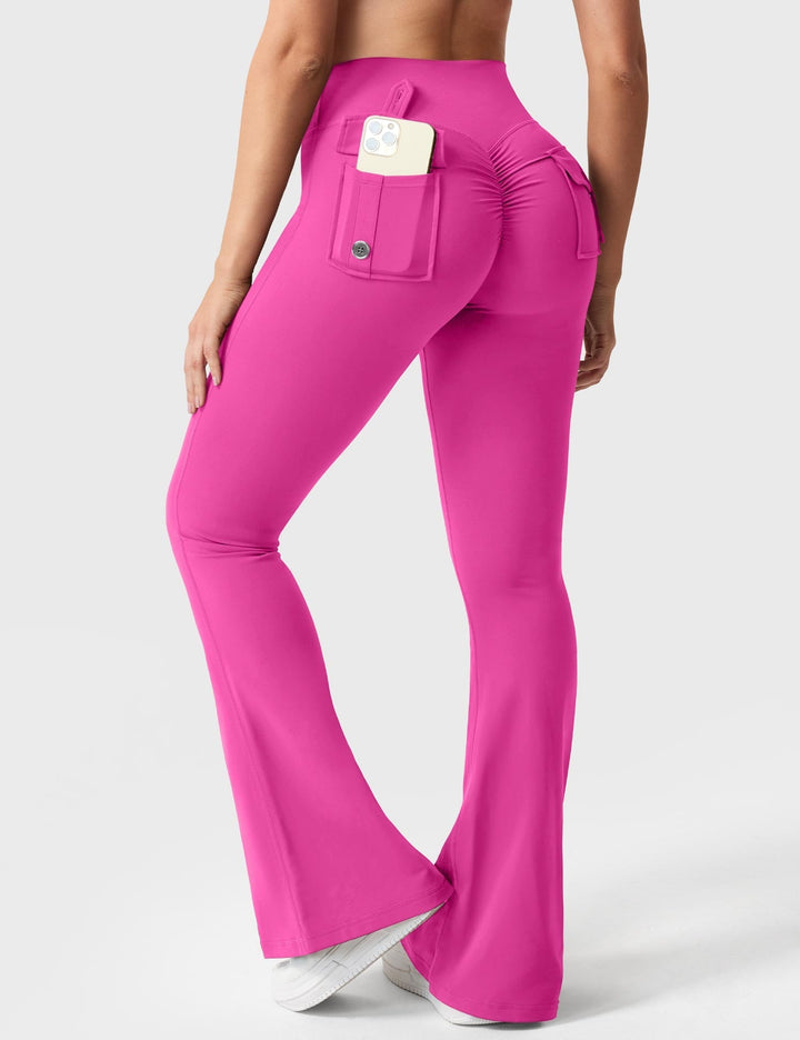 Sabrina – Flared High-Waist Women’s Pocket Leggings