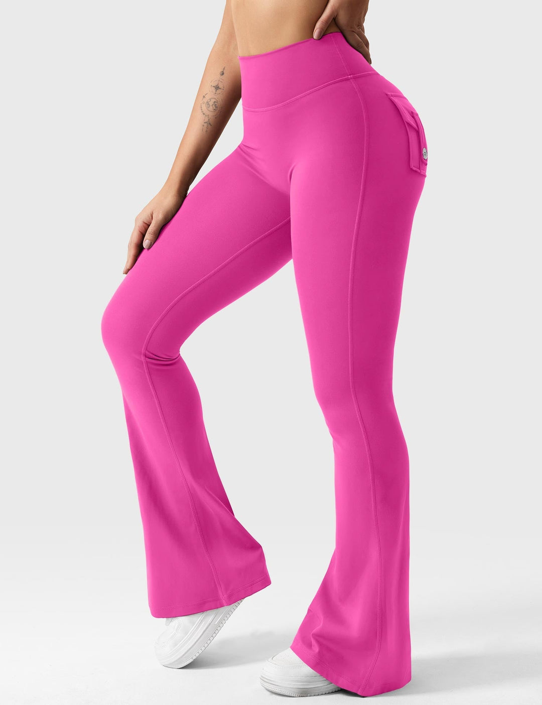 Sabrina – Flared High-Waist Women’s Pocket Leggings