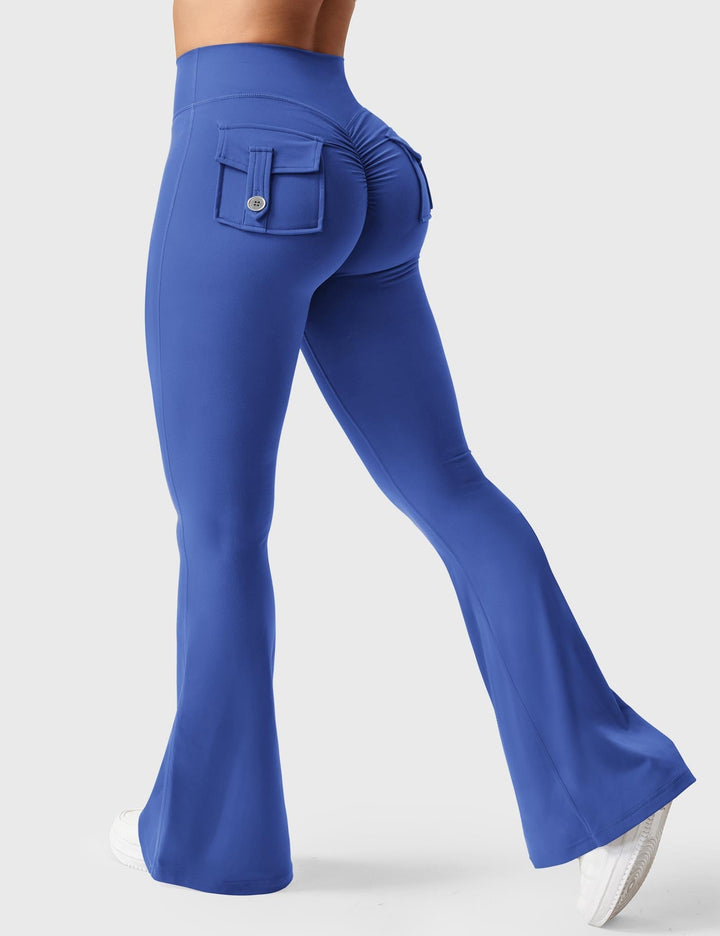 Sabrina – Flared High-Waist Women’s Pocket Leggings