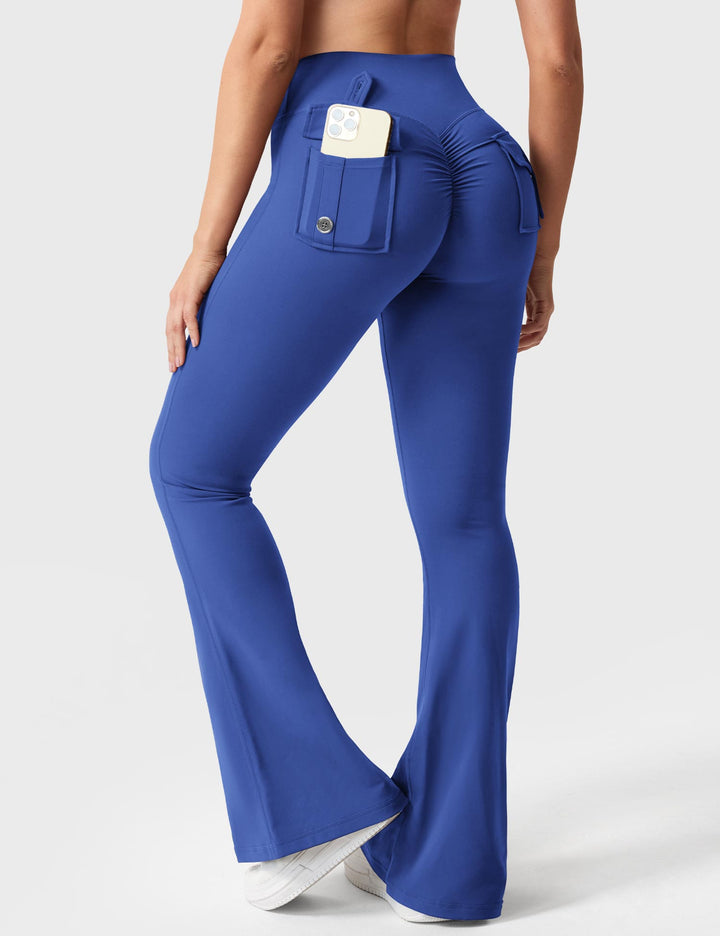 Sabrina – Flared High-Waist Women’s Pocket Leggings