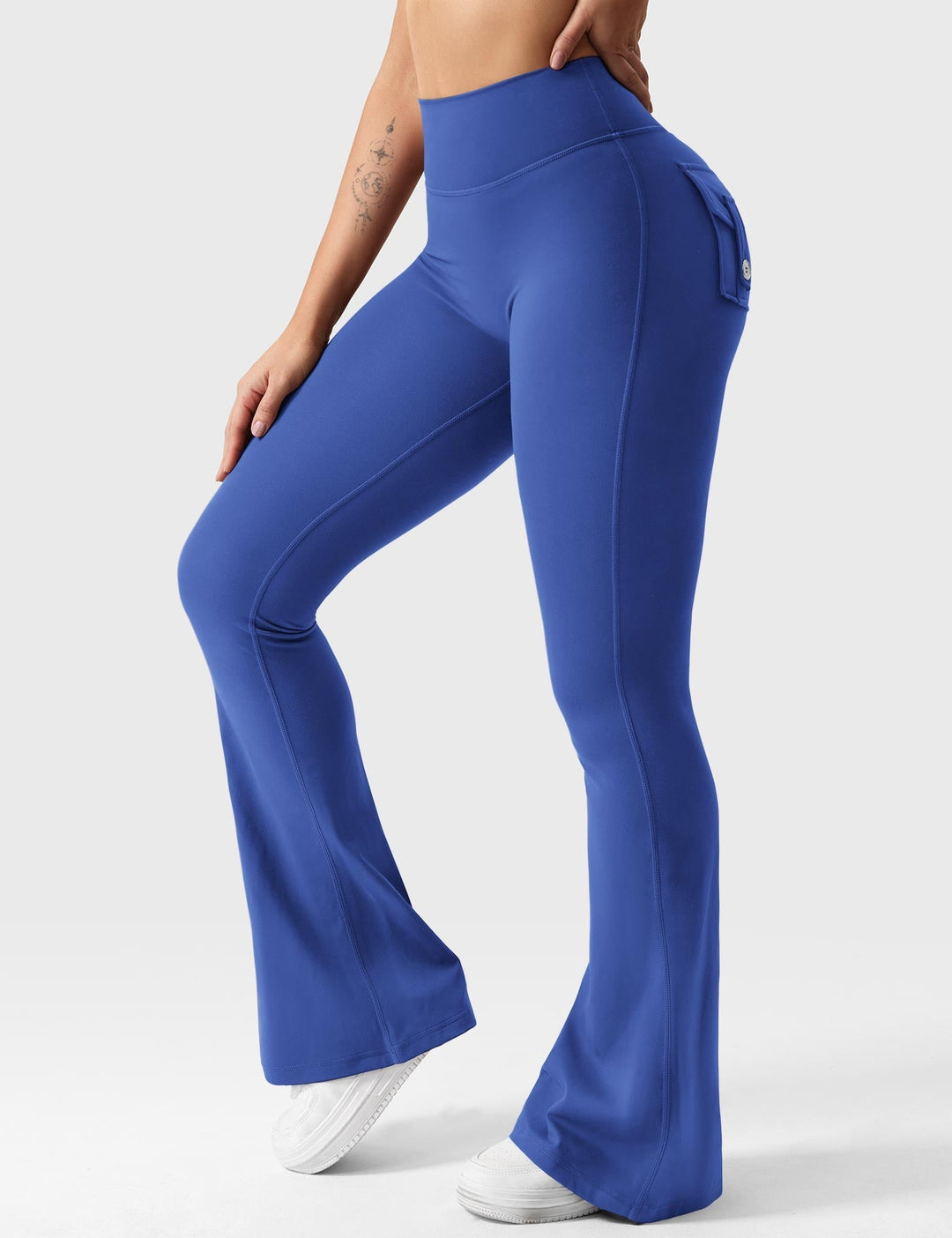 Sabrina – Flared High-Waist Women’s Pocket Leggings