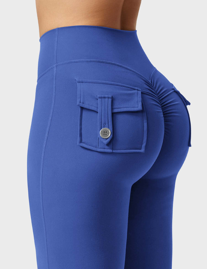 Sabrina – Flared High-Waist Women’s Pocket Leggings