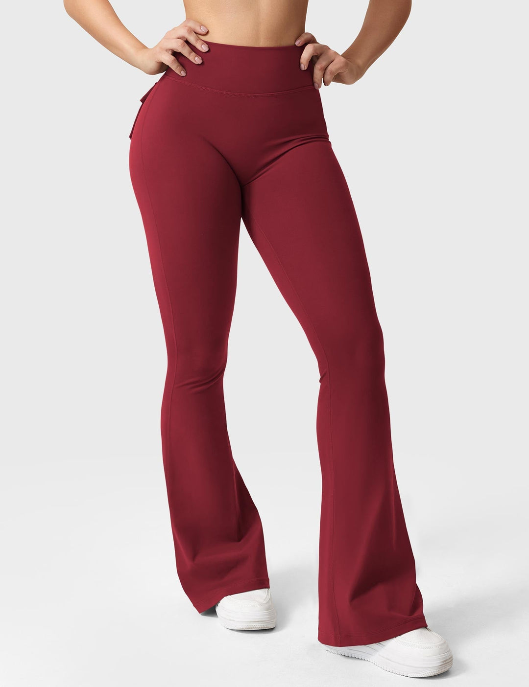 Sabrina – Flared High-Waist Women’s Pocket Leggings