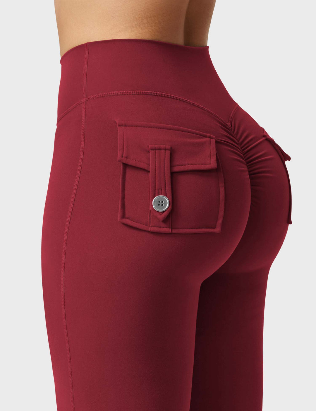 Sabrina – Flared High-Waist Women’s Pocket Leggings